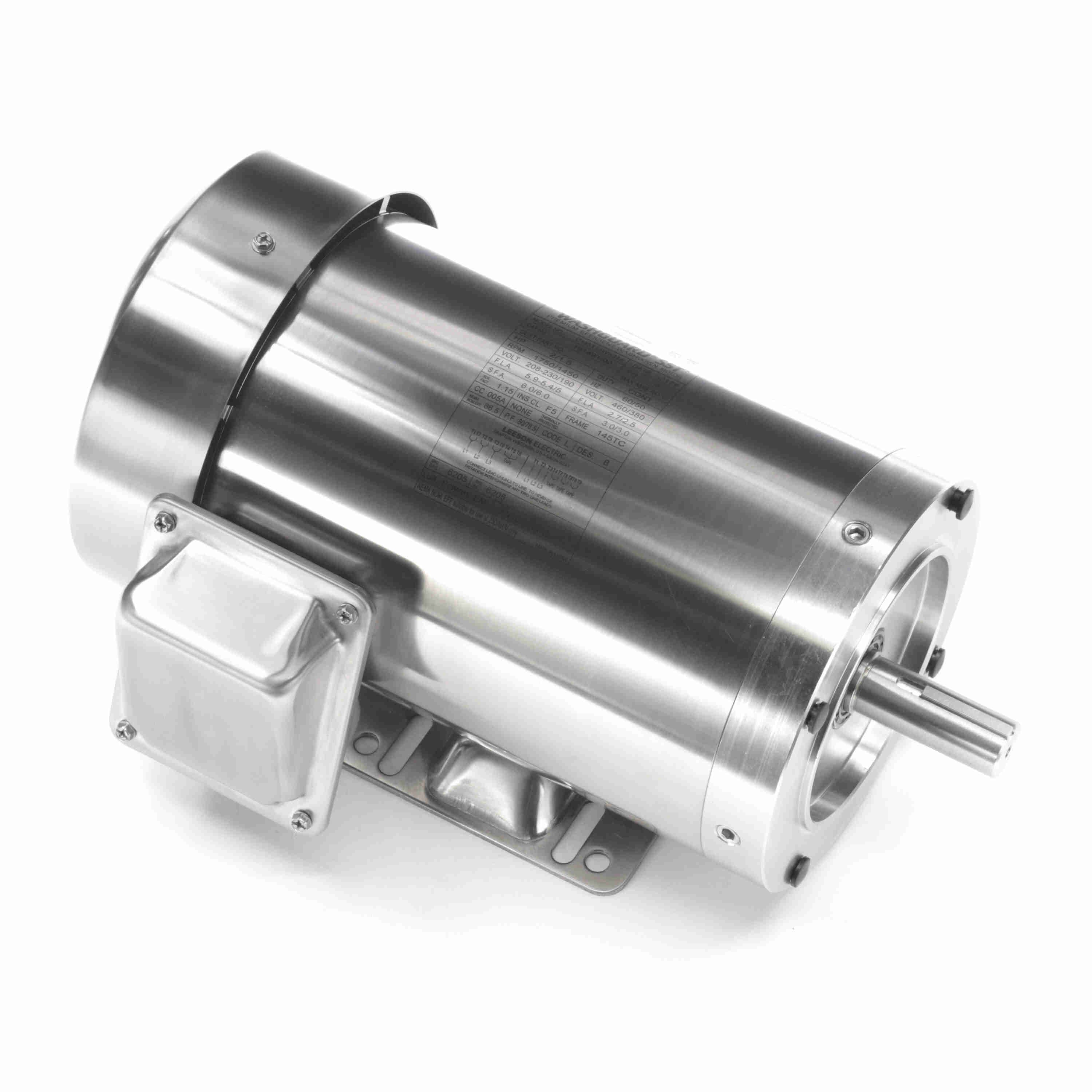 191491.00 2HP Leeson Electric SS Motor, Washdown - 0