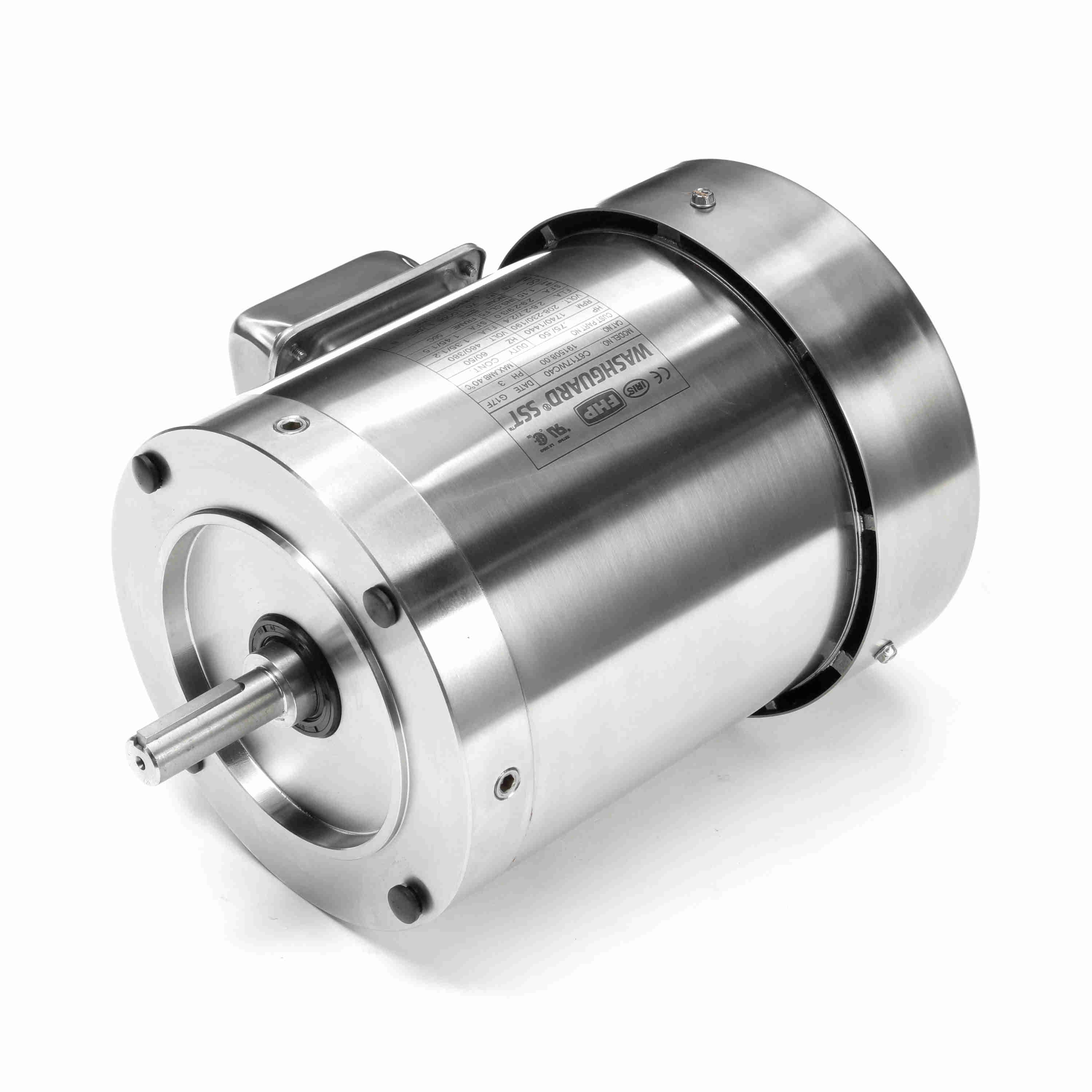 191508.00 Leeson 3/4HP Stainless Steel Electric Motor, Washdown Duty - 0