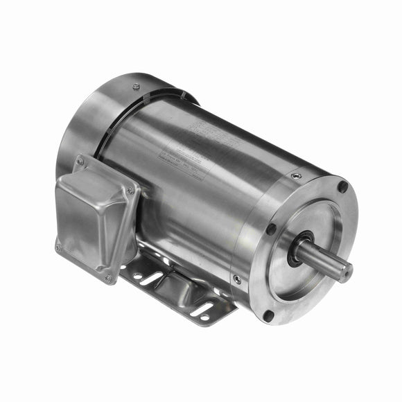 191528.00 1HP Leeson Electric SS Motor, Washdown