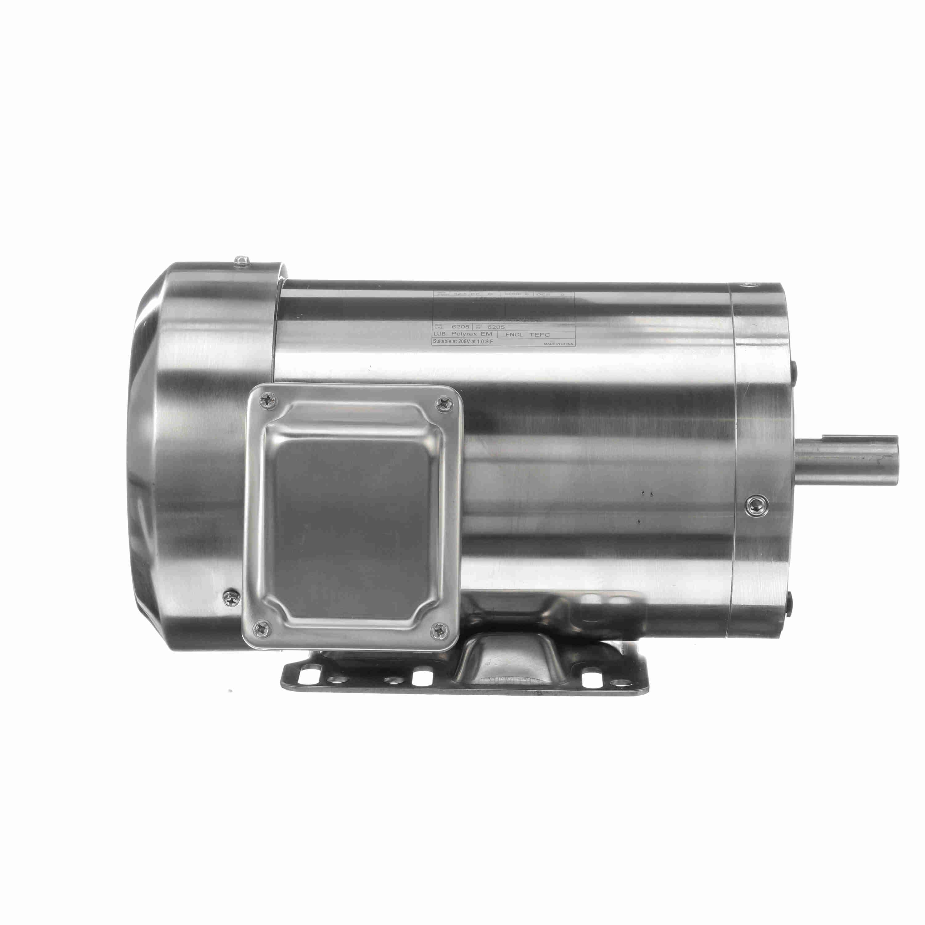 191528.00 1HP Leeson Electric SS Motor, Washdown