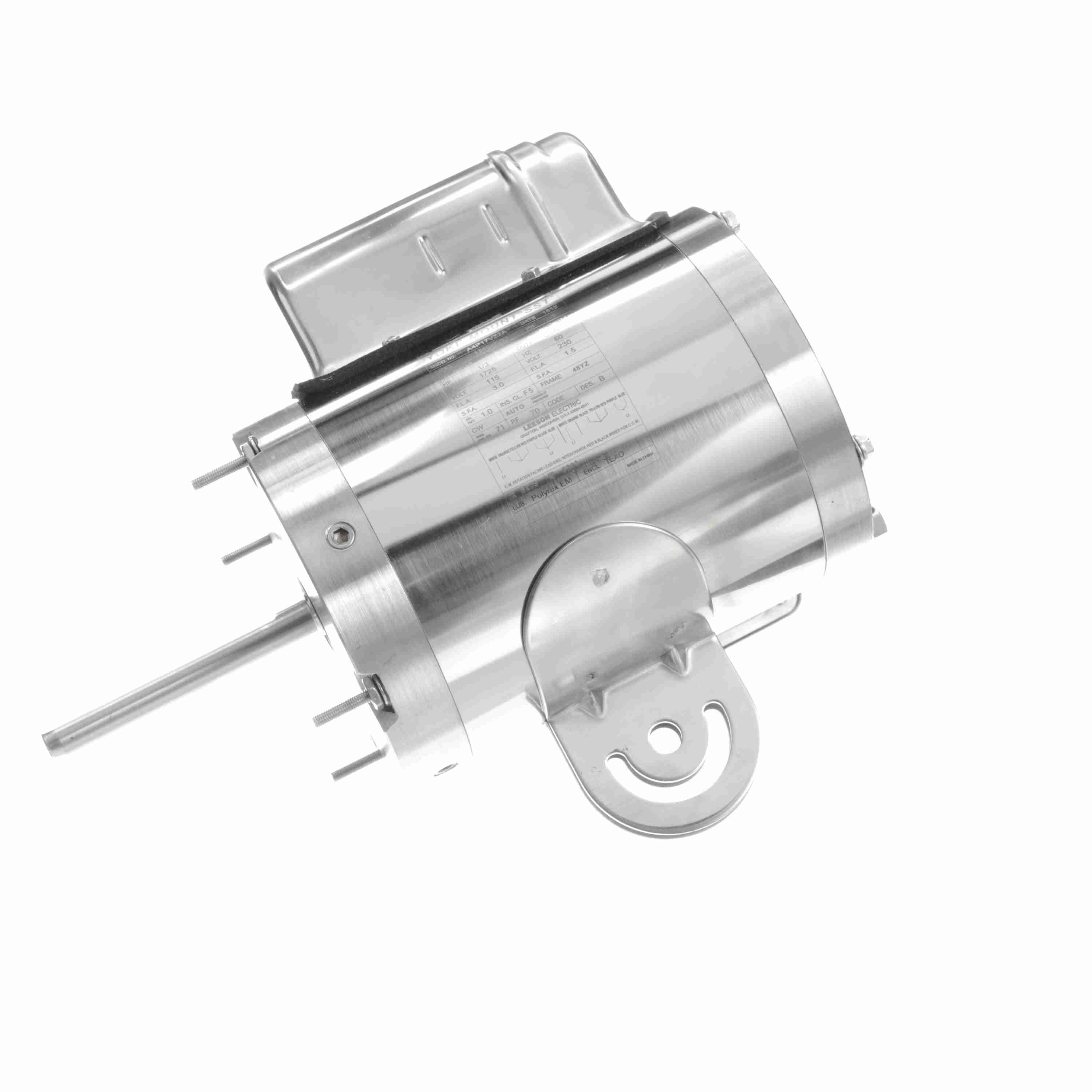 1/3HP Leeson Electric Stainless Steel Motor, Washdown Duty