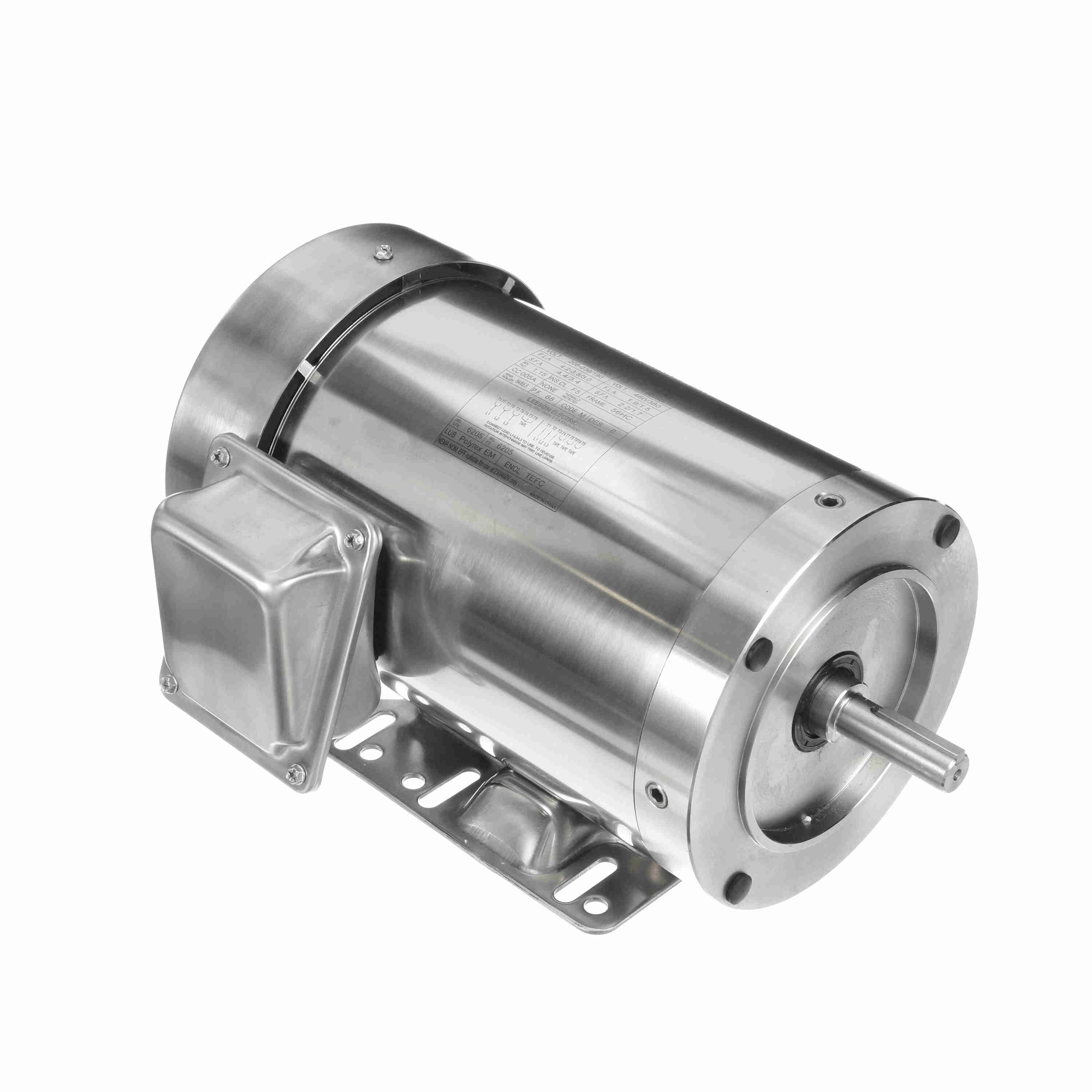 191560.00 1.5HP Leeson Electric SS Motor, Washdown