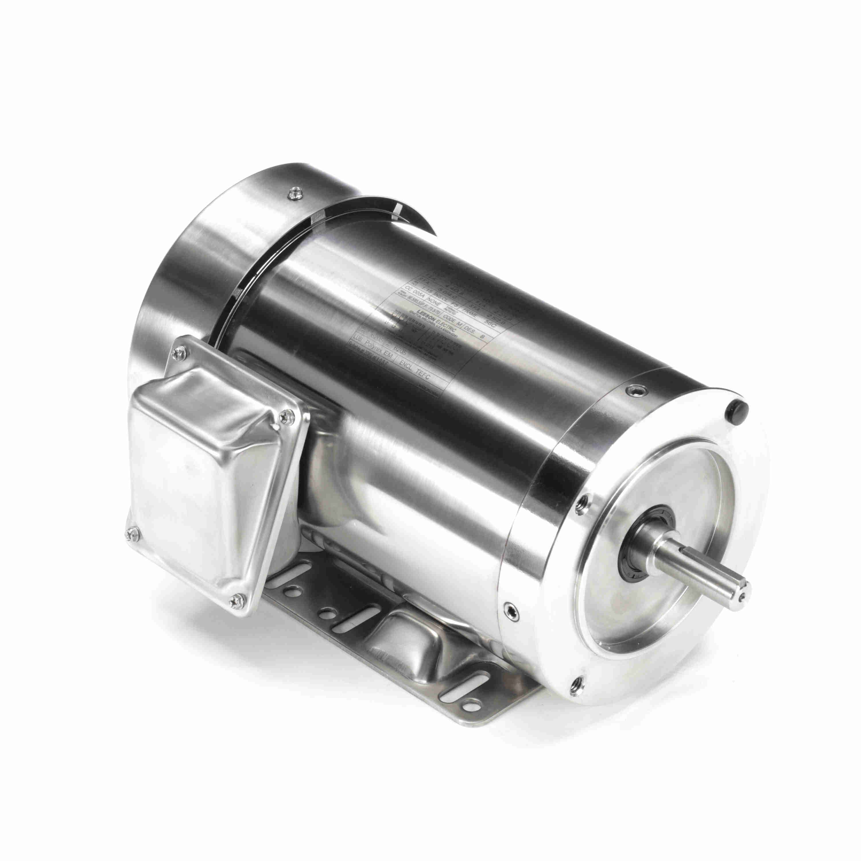 191561.00 1.5HP Leeson Electric SS Motor, Washdown