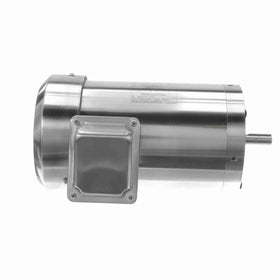 191564.00 Leeson 1HP Stainless Steel Electric Motor, Washdown Duty