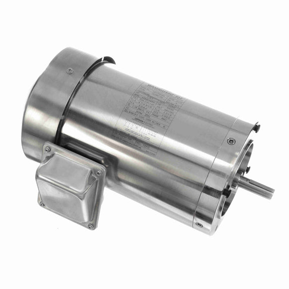191567.00 Leeson 1.5HP Stainless Steel Electric Motor, Washdown Duty