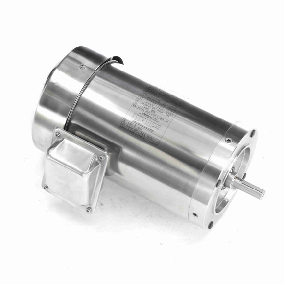 191569.00 Leeson 2HP Stainless Steel Electric Motor, Washdown Duty