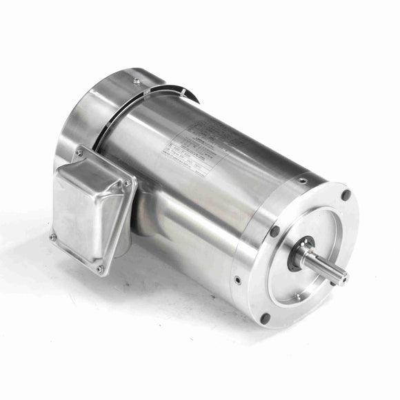 191569.00 Leeson 2HP Stainless Steel Electric Motor, Washdown Duty