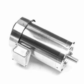 191570.00 Leeson 2HP Stainless Steel Electric Motor, Washdown Duty