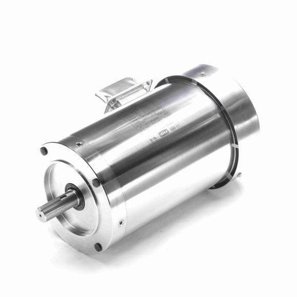 191570.00 Leeson 2HP Stainless Steel Electric Motor, Washdown Duty