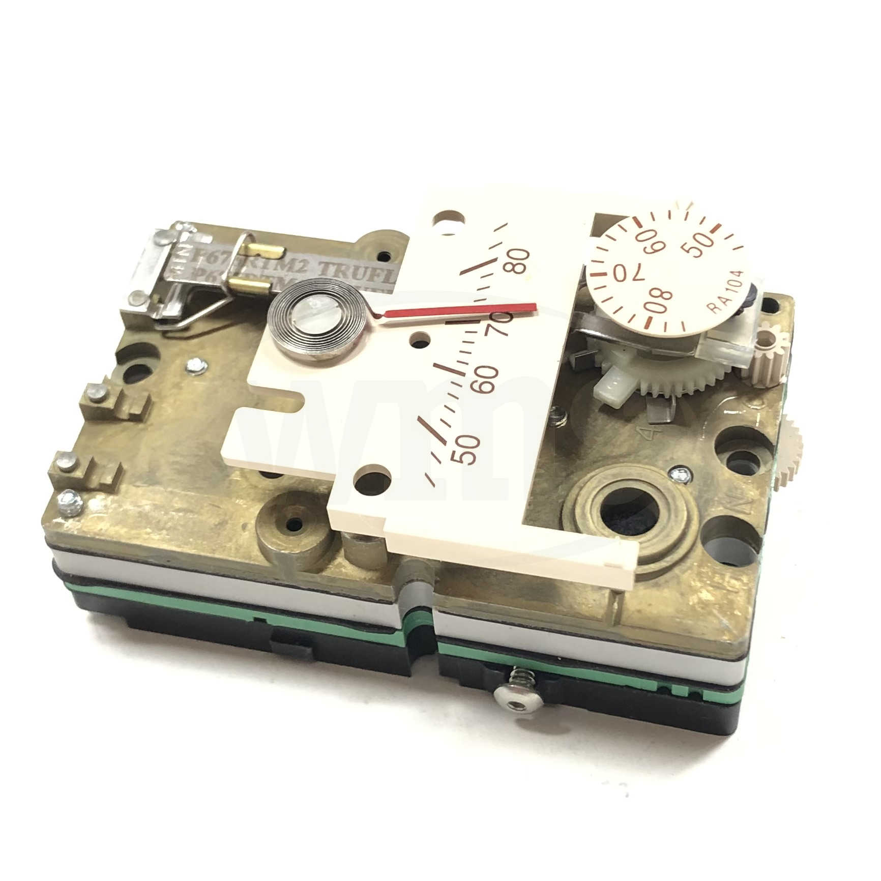 192-201 Siemens Pneumatic Room Thermostat And Wall Plate - 0