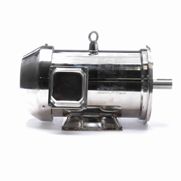 194001.00 3HP Leeson Electric SS Motor, Washdown