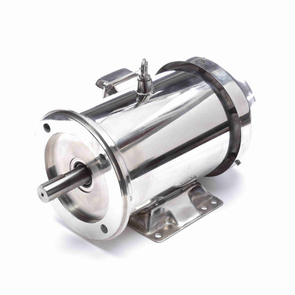 194001.00 3HP Leeson Electric SS Motor, Washdown
