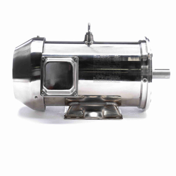 194002.00 5HP Leeson Electric SS Motor, Washdown