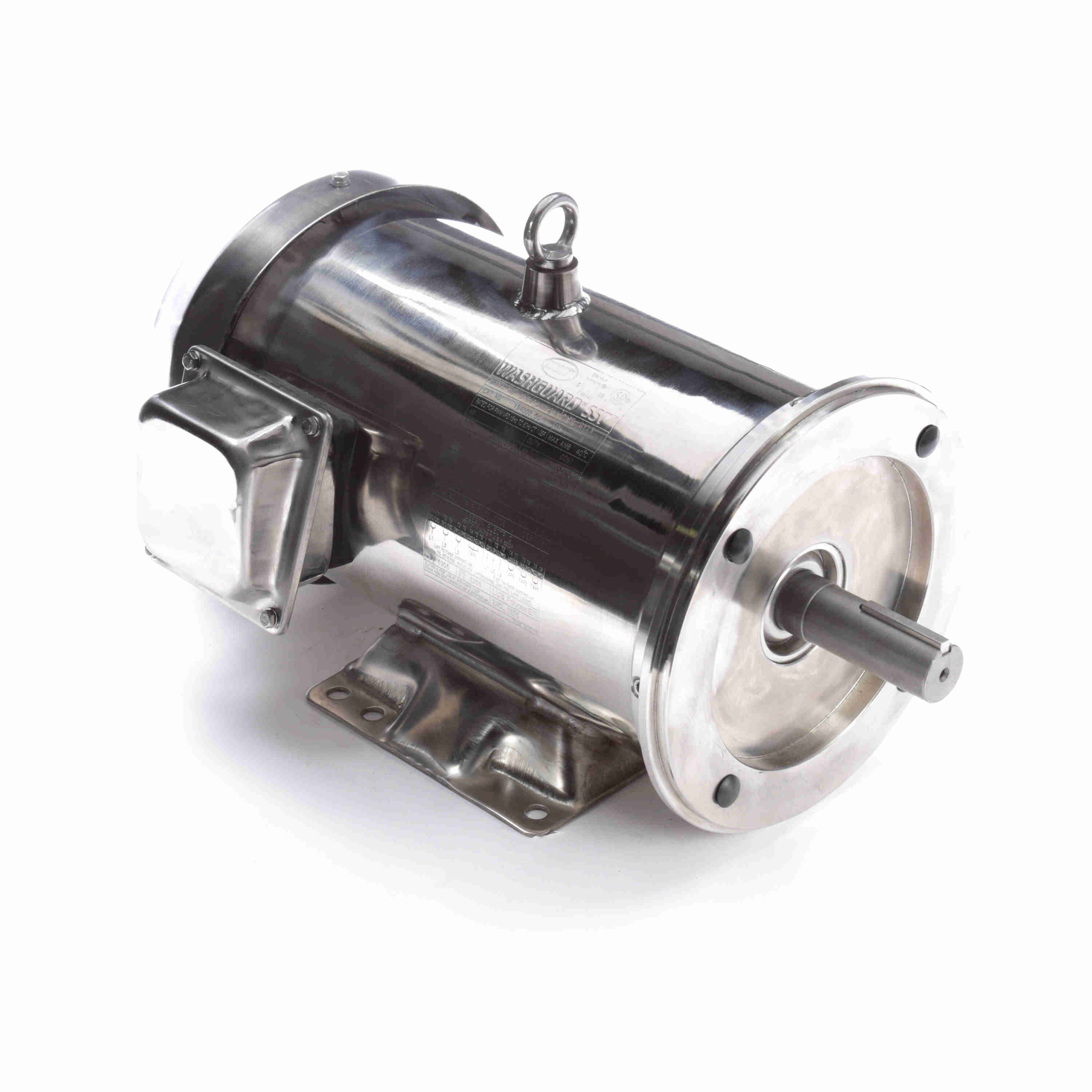 194002.00 5HP Leeson Electric SS Motor, Washdown