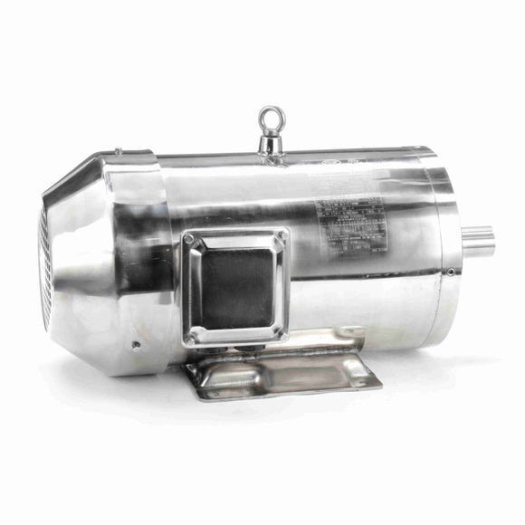 194005.00 7.5HP Leeson Electric SS Motor, Washdown