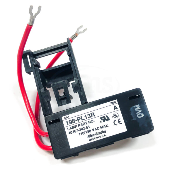 198-PL13R Allen-Bradley Pilot Light Kit, 120VAC