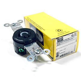 HBL4760 Hubbell Twist-Lock Single Receptacle, 15A, 277V, 2-Pole