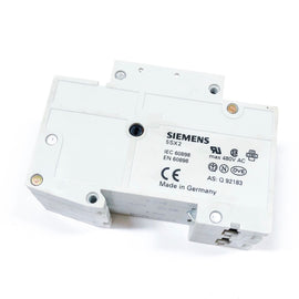 5SX22-C25 Siemens Circuit Breaker, 2 Pole, 25 Amp, 400 Volt