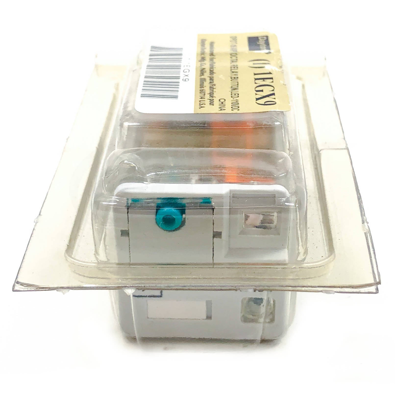 1EGX9 Dayton Plug-In Relay, 8-Pin, 110VDC Coil