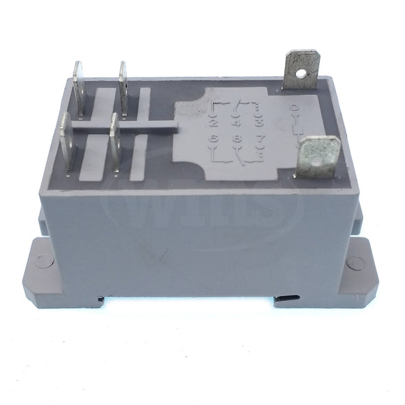 1EJH9 Dayton Relay, Power, DPST-NO, 24VDC, Coil Volts