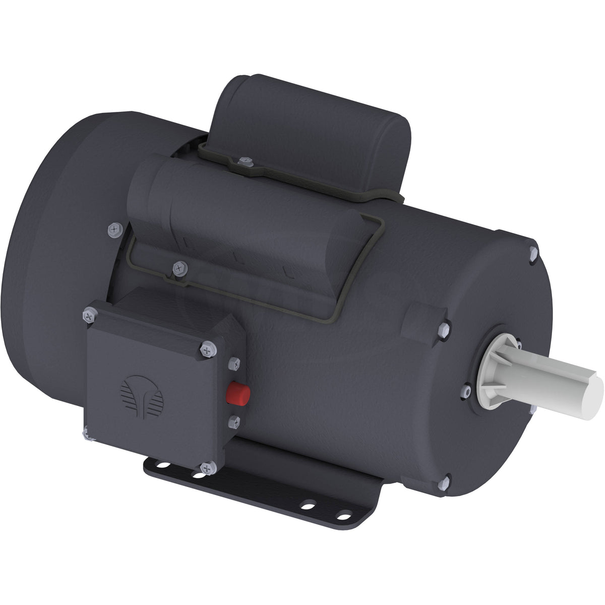 RD1-RS-TF-145T-4-B-C-2 Techtop 2HP Farm Duty Electric Motor, 1740RPM ...