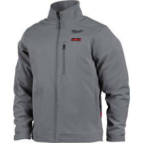 204G-21XL Milwaukee M12 Heated TOUGHSHELL Jacket Kit, Gray, XL