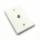 2072W Cooper Flush Mount Video Jack, F Connector-1