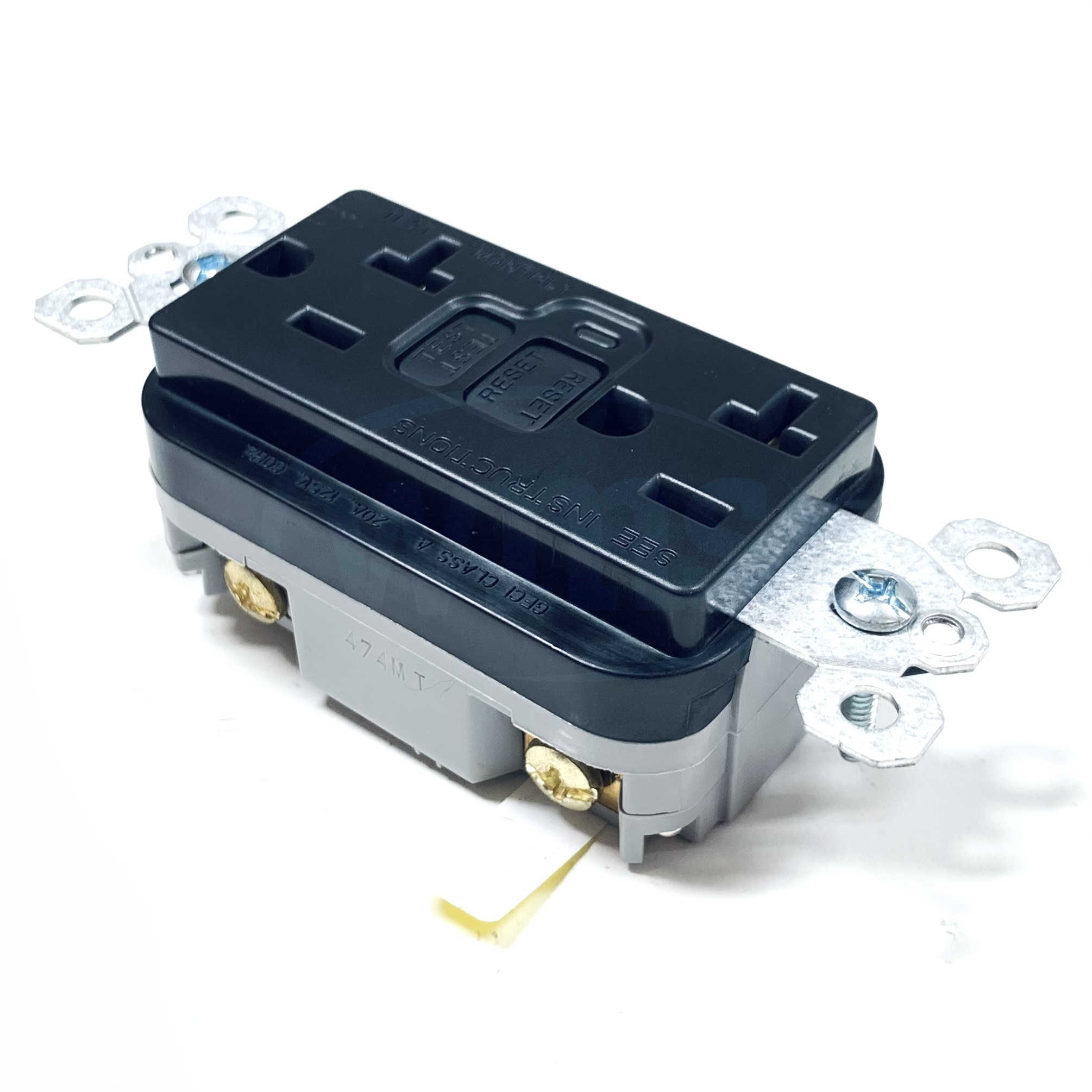 2095-BK Legrand GFCI Duplex Receptacle, 20A, 125VAC, 60Hz