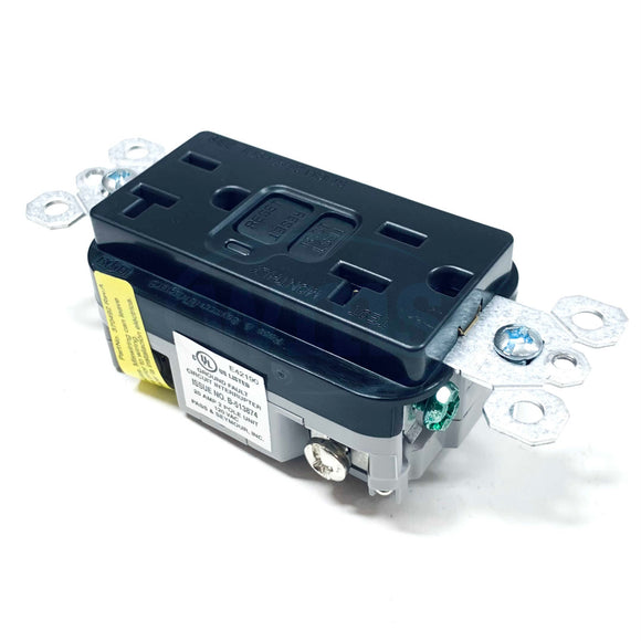2095-BK Legrand GFCI Duplex Receptacle, 20A, 125VAC, 60Hz