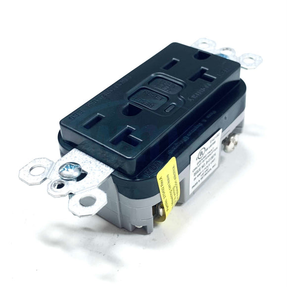 2095-BK Legrand GFCI Duplex Receptacle, 20A, 125VAC, 60Hz