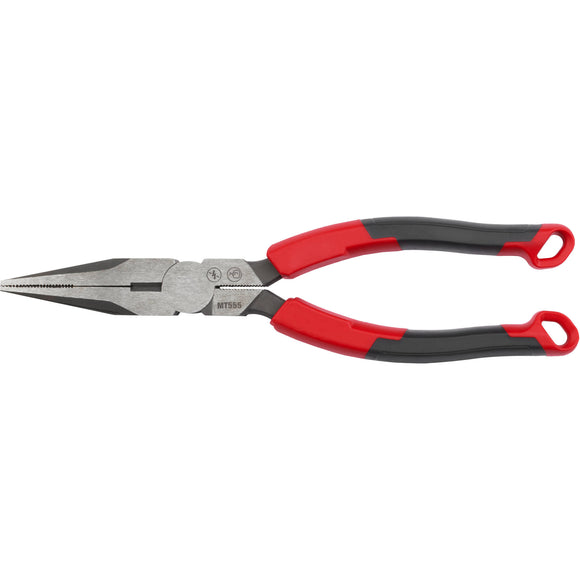 MT555 Milwaukee 8" Long Nose Comfort Grip Pliers