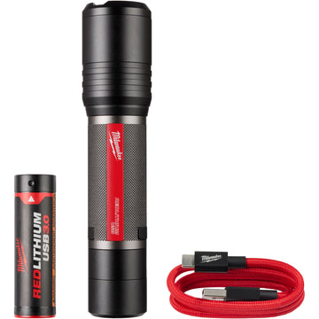 2162-21 Milwaukee REDLITHIUM USB 2,000L Slide Focus Flashlight