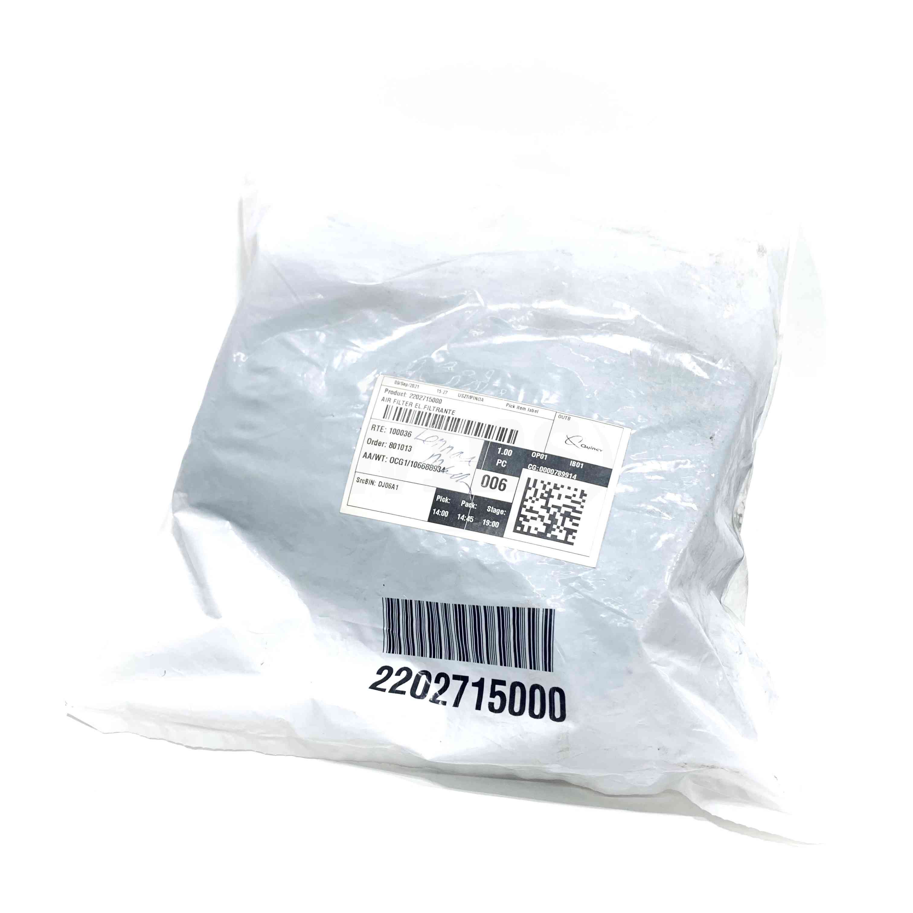 2202715000 Quincy Filter Mat Replacement - 0