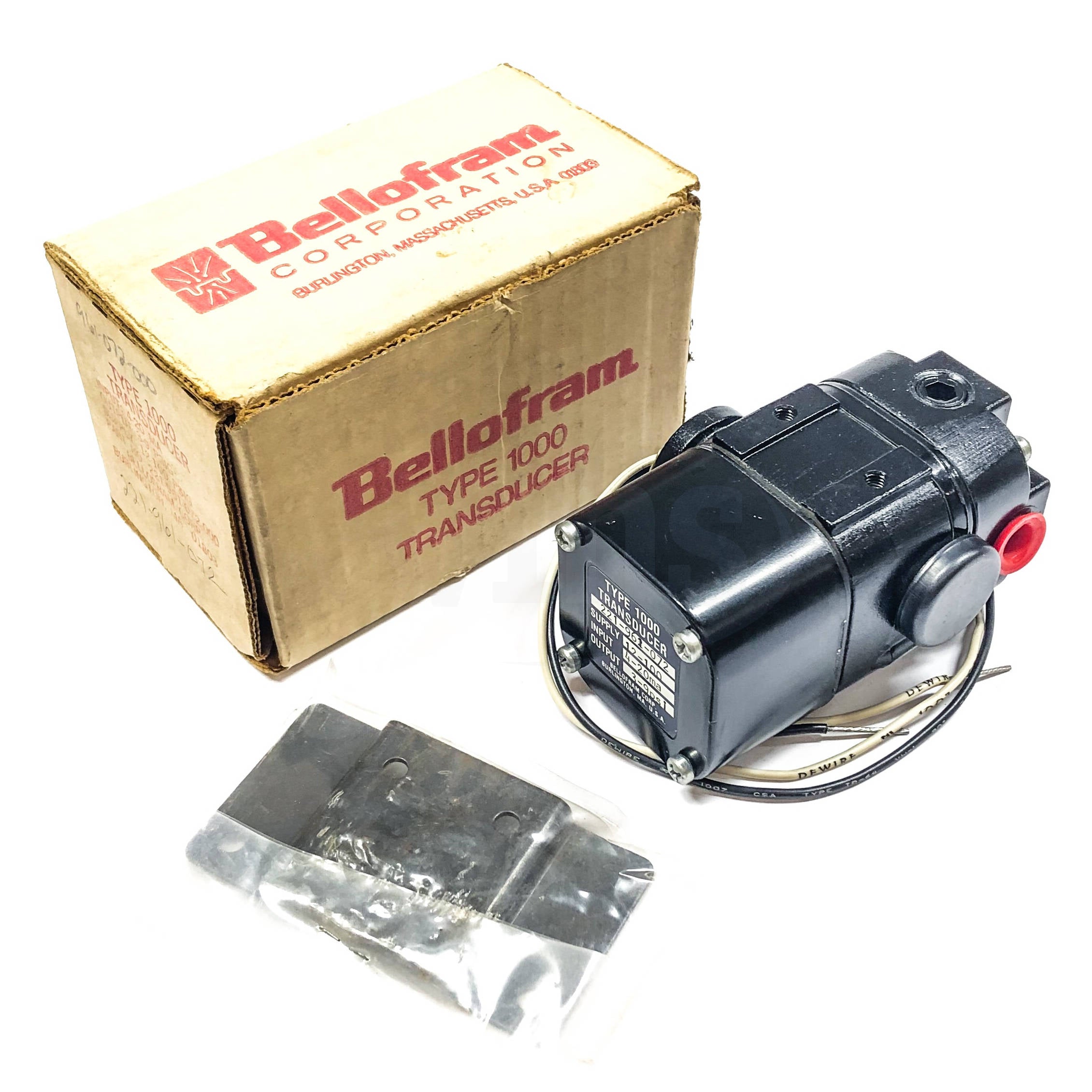 Bellofram 221-961-072 Type 1000 Transducer