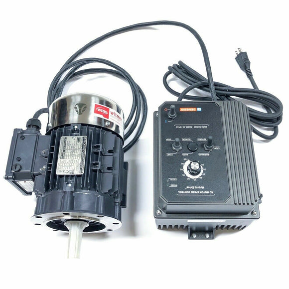 2HP Belt Grinder Package, VFD & 3600RPM Electric Motor, 120V.