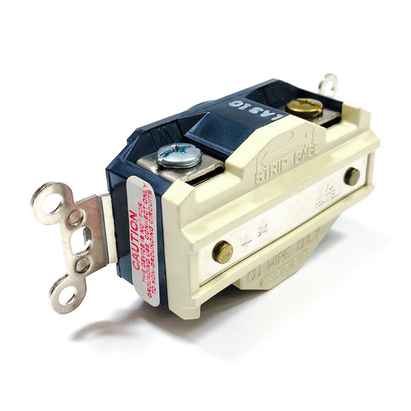 2360 Leviton 20-Amp, 125/250-Volt, Flush Mounting Locking Receptacle, Black