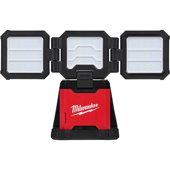 2368-20 Milwaukee M18 ROVER Dual Power Triple-Panel Flood & Area Light