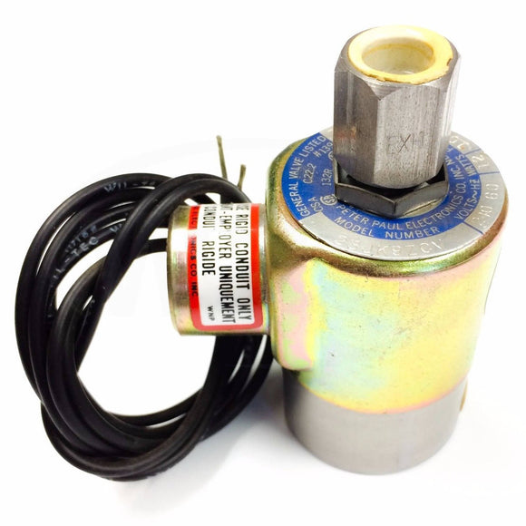 23JK9ZCV Peter-Paul General Valve, 240V 12W 100PSI
