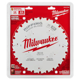 Milwaukee 48-40-1020 10" 24 Tooth Ripping Saw Blade