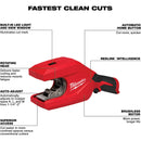 2479-20 Milwaukee 1-1/4" - 2" M12 Copper Tubing Cutter-6