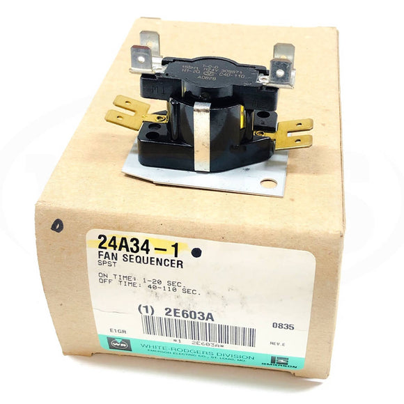 24A34-1 White-Rodgers Fan Sequencer