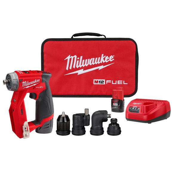 2505-22 Milwaukee M12 FUEL Installation Drill/Driver Kit