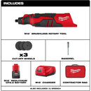 2525-21 Milwaukee M12 Brushless Rotary Tool Kit-5