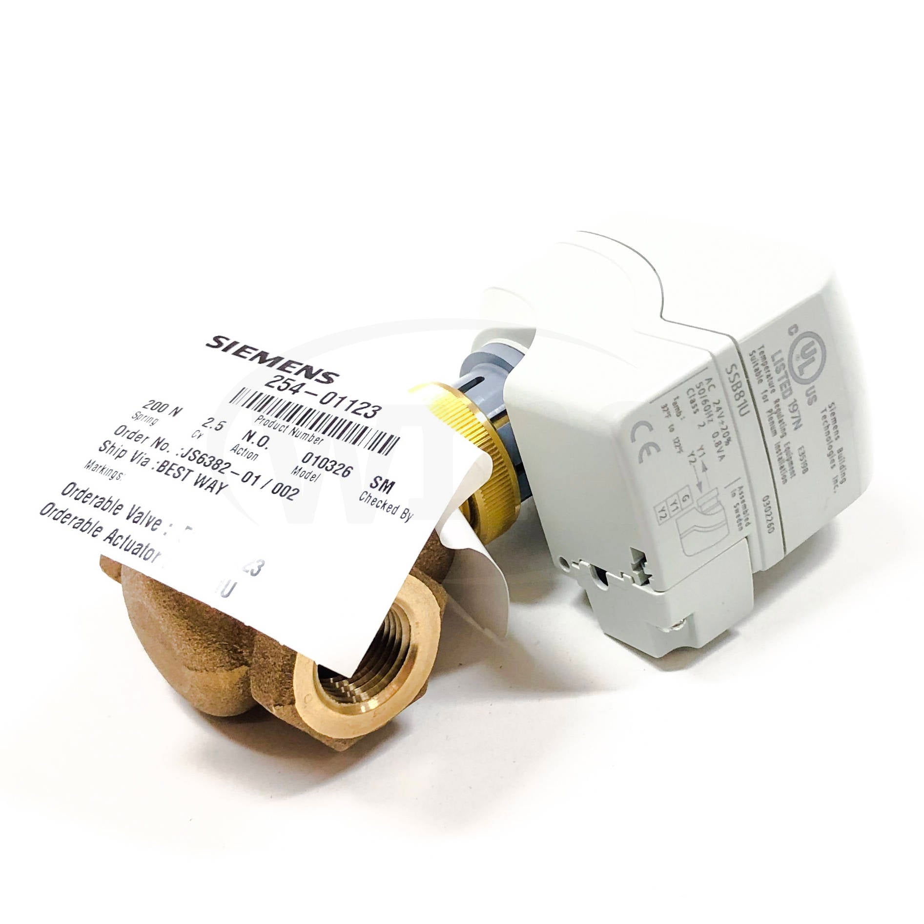 254-01123 Seimens Powermite VF 599 Series Valves - 0