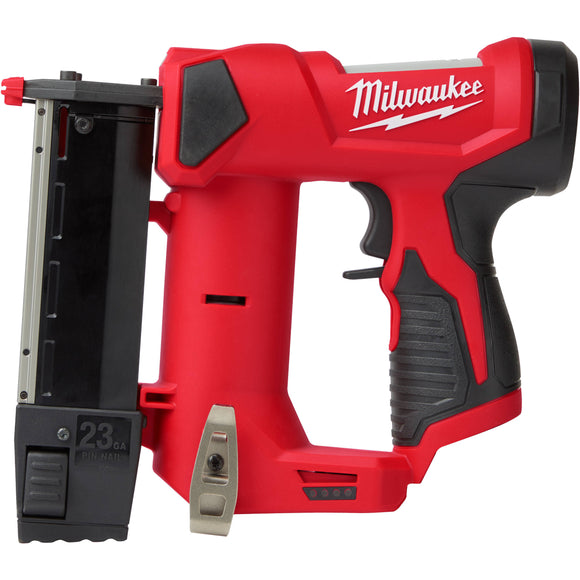 2540-20 Milwaukee M12 23 Gauge Pin Nailer