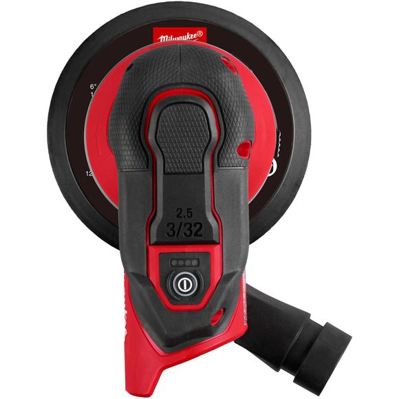 2584-20 Milwaukee M12 FUEL 6" Random Orbital Sander (3/32")