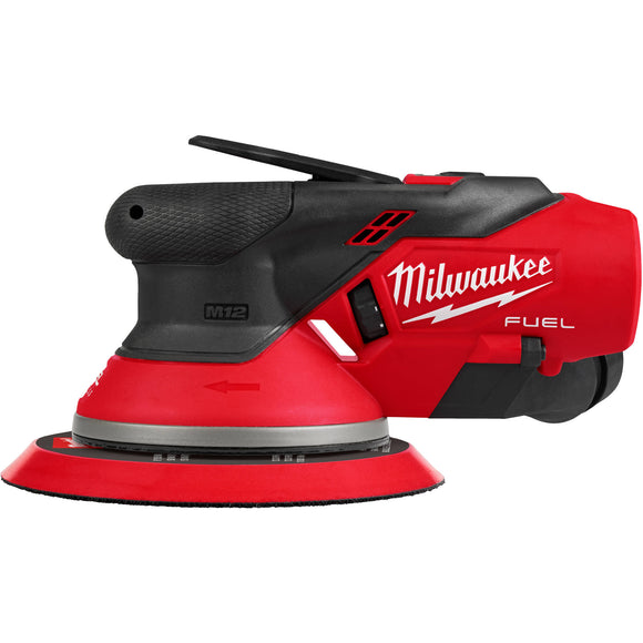 2585-20 Milwaukee M12 FUEL 6" Random Orbital Sander (3/16")