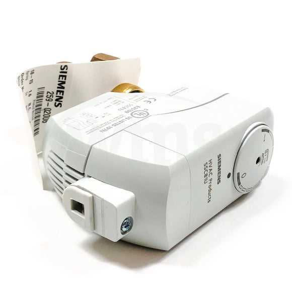 259-02006 Siemens Powermite VF 599 Series Valves 1/2" 2 Way N.C. LN BR Or FxF