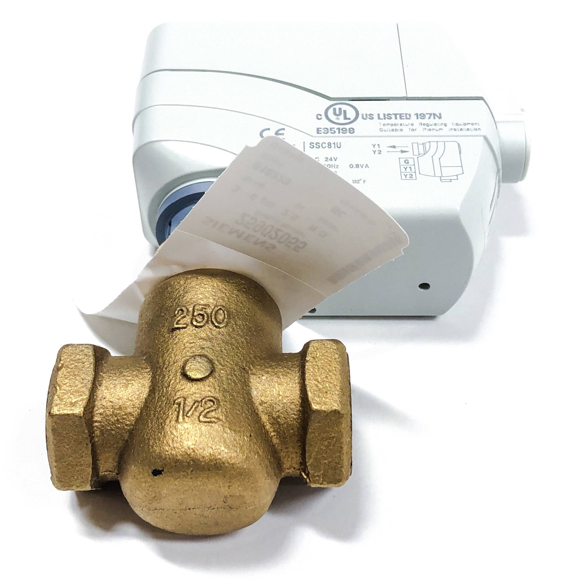 259-02055 Siemens Powermite VF599 Valve, 1/2"