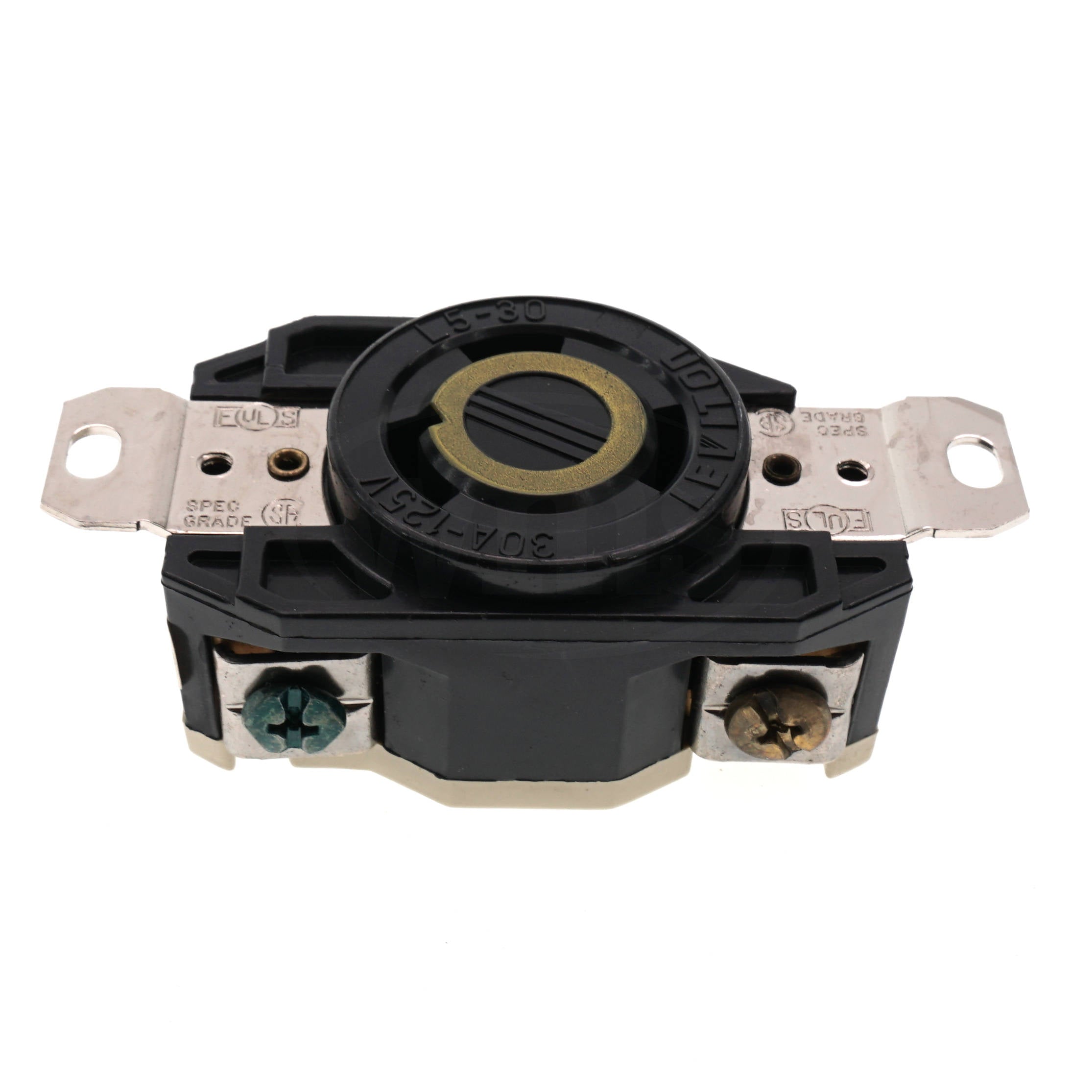 Leviton 2610 Lock Receptacle 125VAC 2 Pole 3 Wire